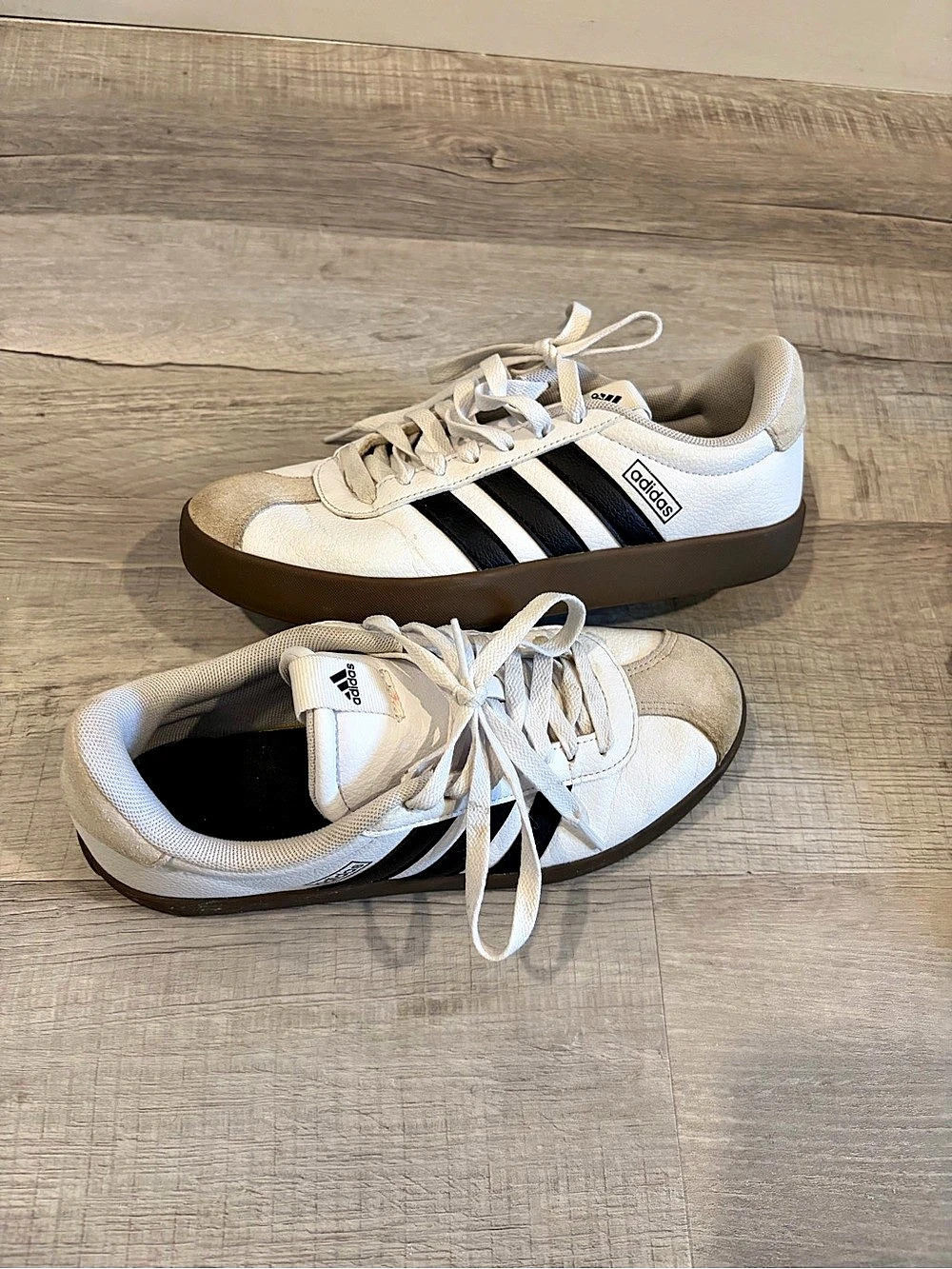 adidas Sneakers in White & Black